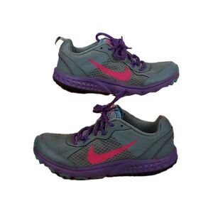 Women's Nike Purple Gray Pink Tennis Shoes Size 7.5‎